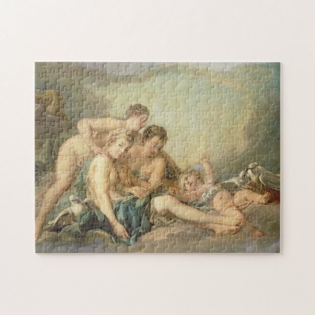 François Boucher The Toilet of Venus painting art Jigsaw Puzzle (Horizontal)