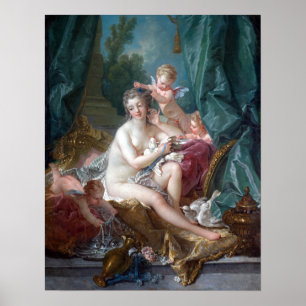 François Boucher The Toilette of Venus Poster