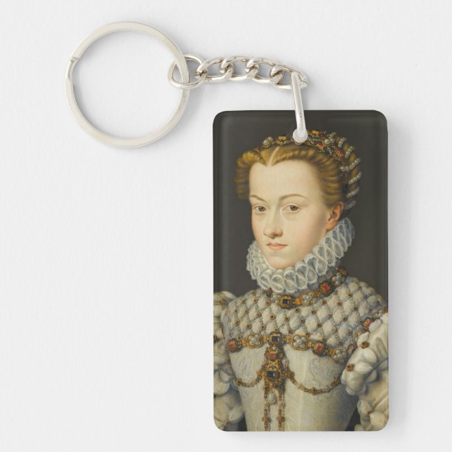 Francois Clouet - Elisabeth of Austria Key Ring (Front)