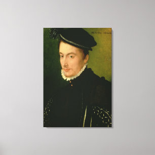 Francois de Valois , Duke of Alencon, 1560s Canvas Print