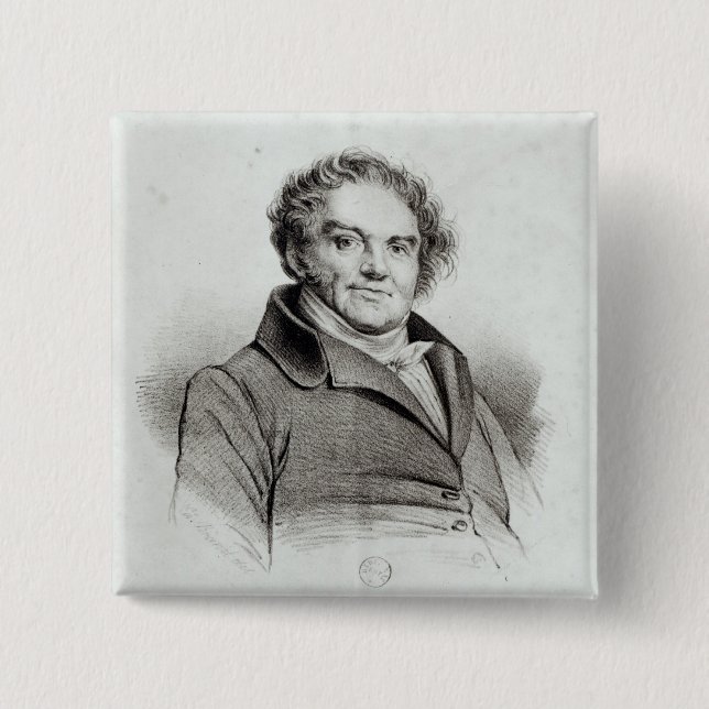 Francois Eugene Vidocq 15 Cm Square Badge (Front)