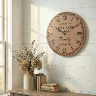 FRANCOIS Family Wall Clock