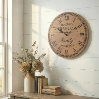 FRANCOIS Family Wall Clock