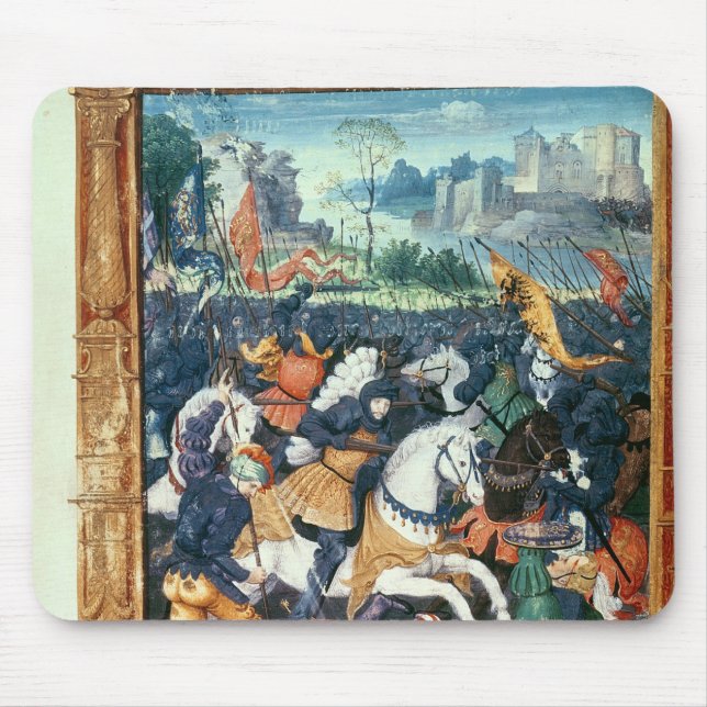 Francois I  at the Battle of Marignano Mouse Mat (Front)