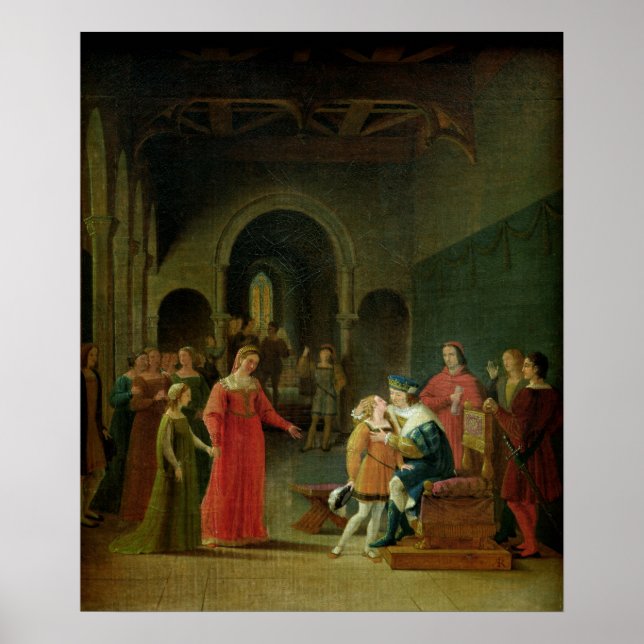 Francois I  Presented to Louis XII Poster (Front)