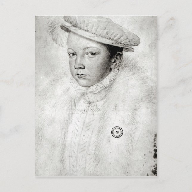 Francois II  1560 Postcard (Front)