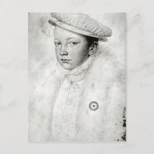 Francois II  1560 Postcard