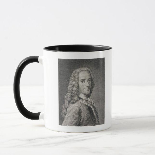 Francois Marie Arouet de Voltaire Mug (Left)