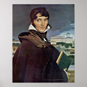 Francois-Marius Granet by Jean Auguste Ingres Poster