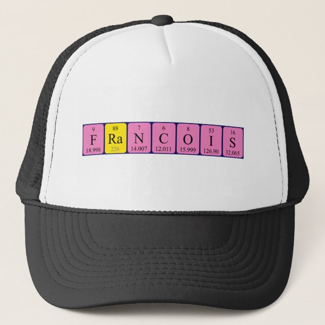 Francois periodic table name hat (Front)