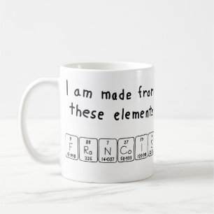 Francois periodic table name mug