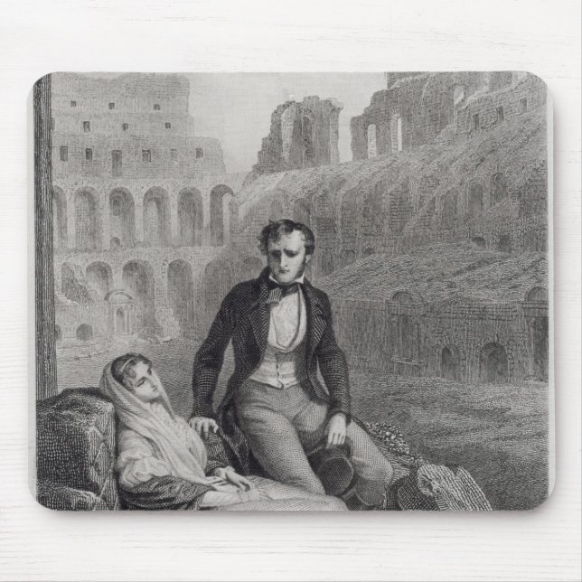 Francois Rene  Vicomte de Chateaubriand Mouse Mat (Front)