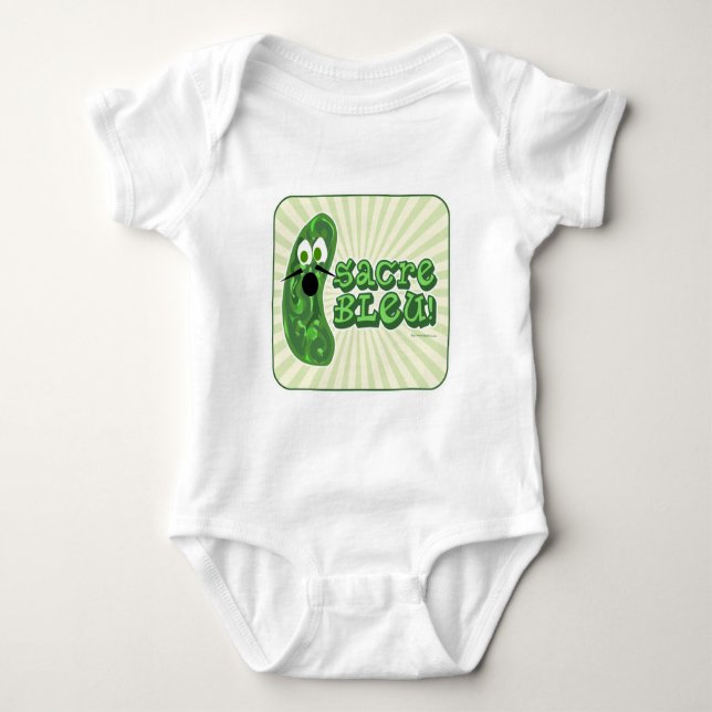 Francois the Cucumber Baby Bodysuit (Front)