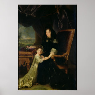 Francoise d'Aubigne Marquise of Maintenon Poster