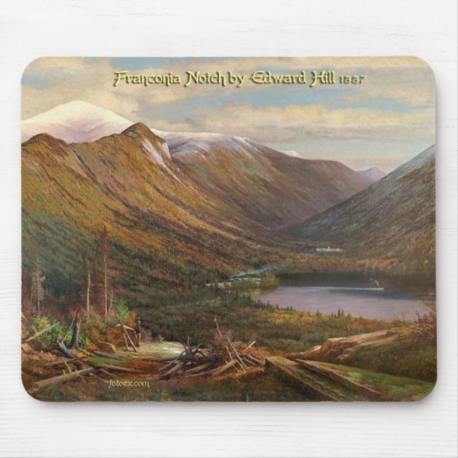 Franconia Notch by Edward Hill, 1887 Mouse Mat (Front)
