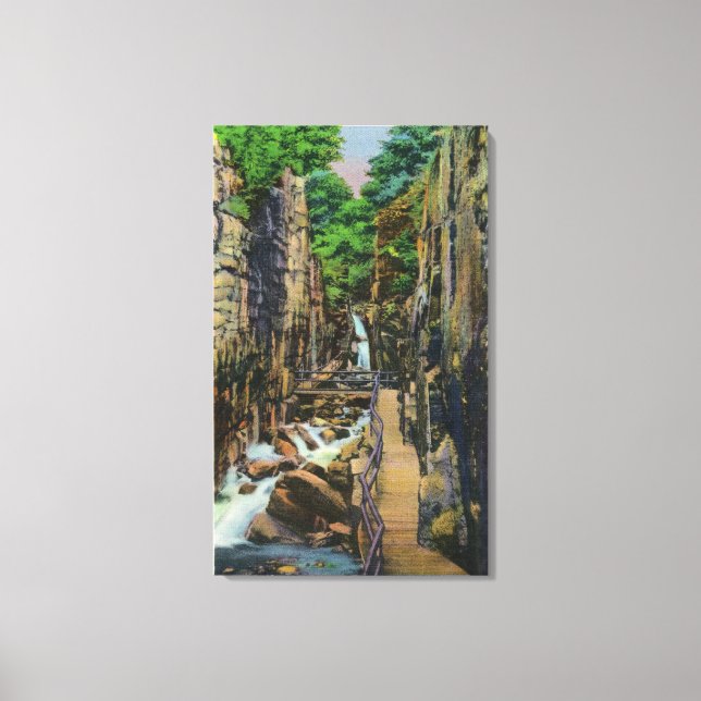 Franconia Notch State Park 2 Canvas Print (Front)
