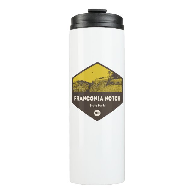 Franconia Notch State Park New Hampshire Thermal Tumbler (Front)