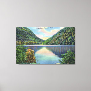 Franconia Notch View of Profile Lake Canvas Print
