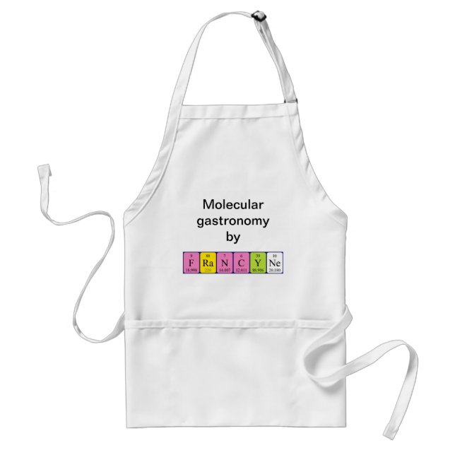 Francyne periodic table name apron (Front)