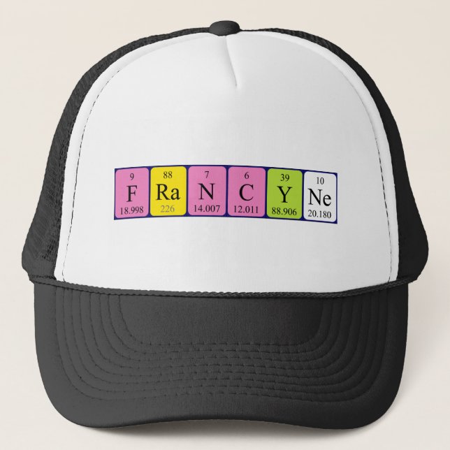 Francyne periodic table name hat (Front)