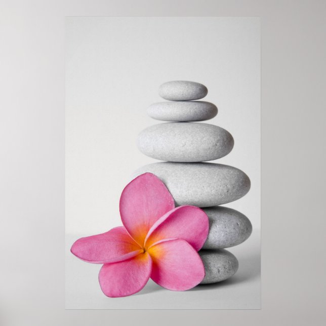 Frangipani Calm Poster (Front)