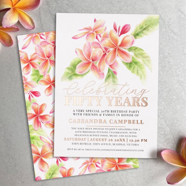 Frangipani celebrating fifty years birthday party (Creator Uploaded)