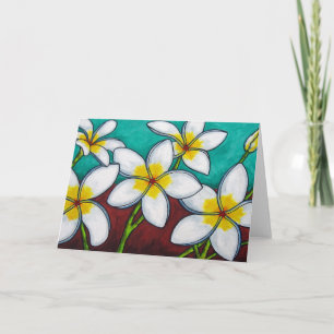 Frangipani Delight Greeting Card #3