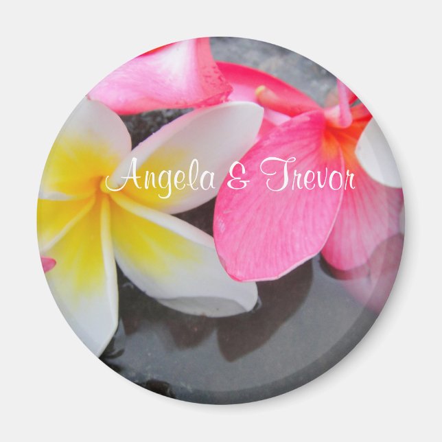 Frangipani Fever Magnet (Front)