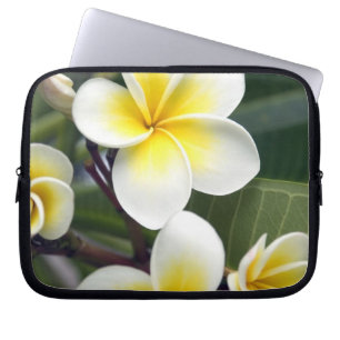 Frangipani flower Cook Islands Laptop Sleeve