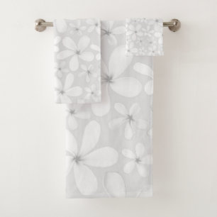 Frangipani Flower Dream #2 #floral #wall #decor Bath Towel Set