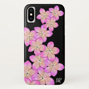 Frangipani Personalised iPhone X Case
