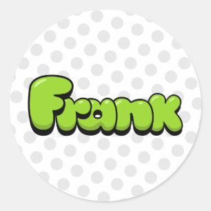 Frank Classic Round Sticker