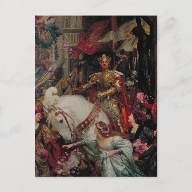 Frank Dicksee - The Two Crowns Postcard (Front)