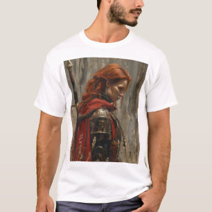 Frank Frazetta Young Red-Haired Woman Oil Painting T-Shirt