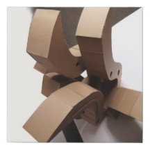 Frank Gehry-Inspired Cardboard Sculpture