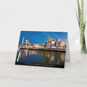 Frank Gerhy's Guggenheim Museum Bilbao Card