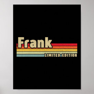 Frank Gift Name Personalised Birthday Funny Christ Poster