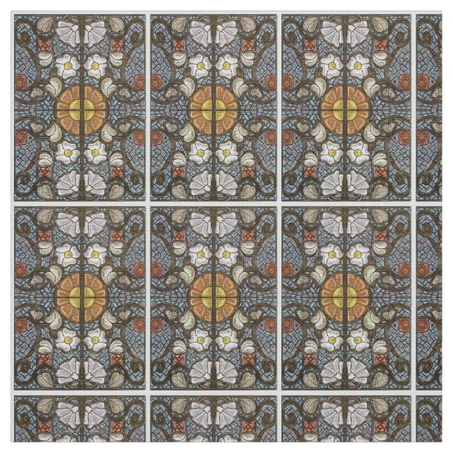 Frank L Wright style Fabric (Swatch)