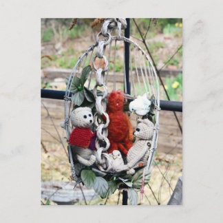 Frank, Leo and Mandarin Postcard