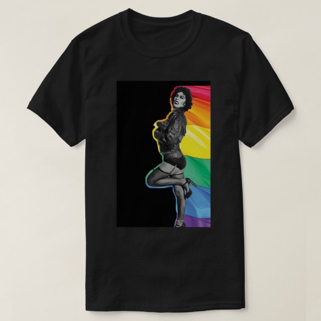 Frank N Furter LGBTQ+ Pride iPhone Case T-Shirt (Design Front)