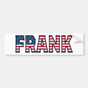 Frank Name Vorname USA Aufkleber Sticker Auto