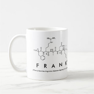 Frank peptide name mug