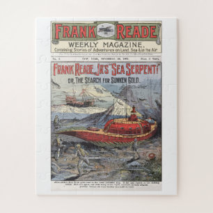 Frank Read Jr Futurist Sci-Fi, Issue 1-5, 1902 Jigsaw Puzzle