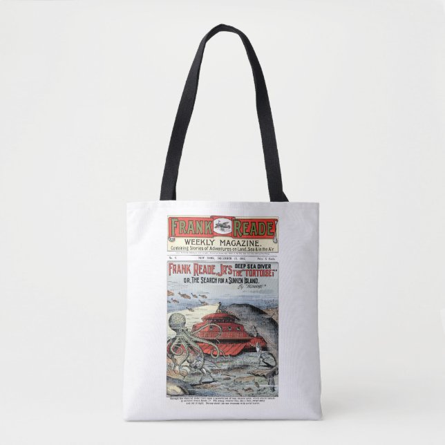 Frank Read Jr Futurist Sci-Fi  Tote Bag (Front)