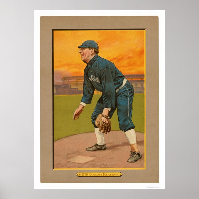 Frank Smith White Sox Baseball 1911 Poster (Front)