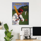 Frank Sugg cricket bats, 1906 Poster (Home Office)