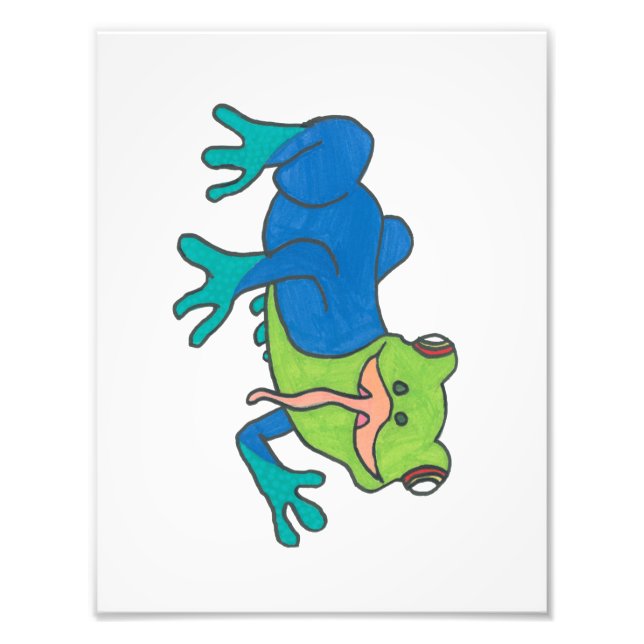 Frank the Frog Print (Front)