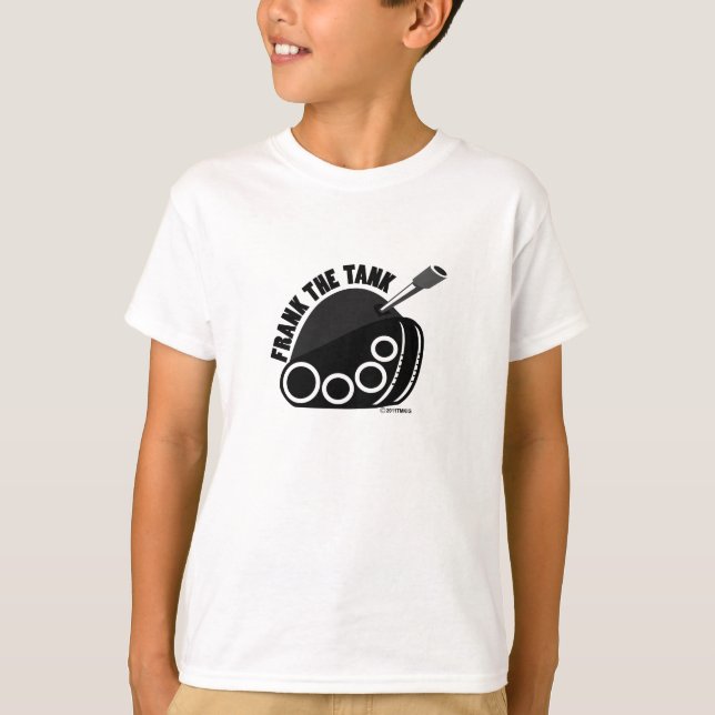 Frank The Tank Logo Kids T-Shirt (Front)