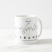 Franka peptide name mug (Front Right)