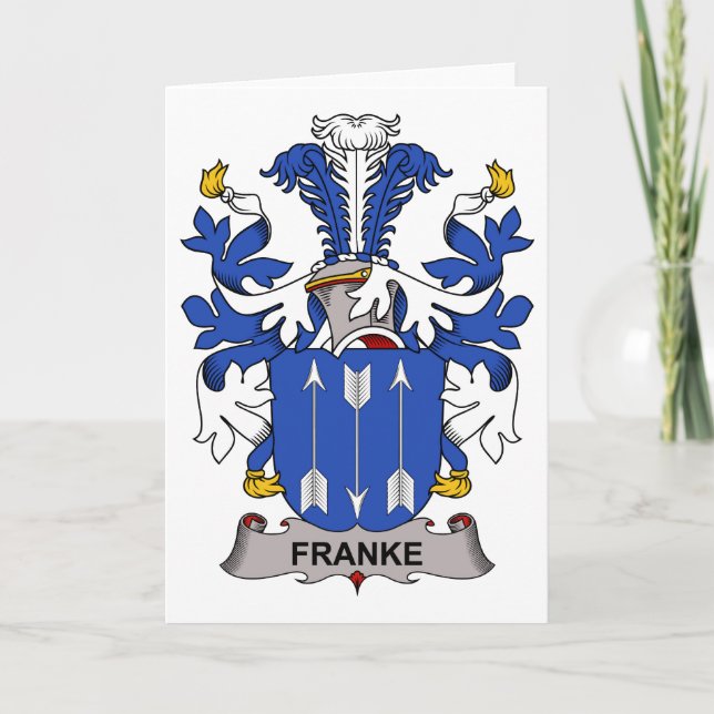 Franke Family Crest Card (Front)